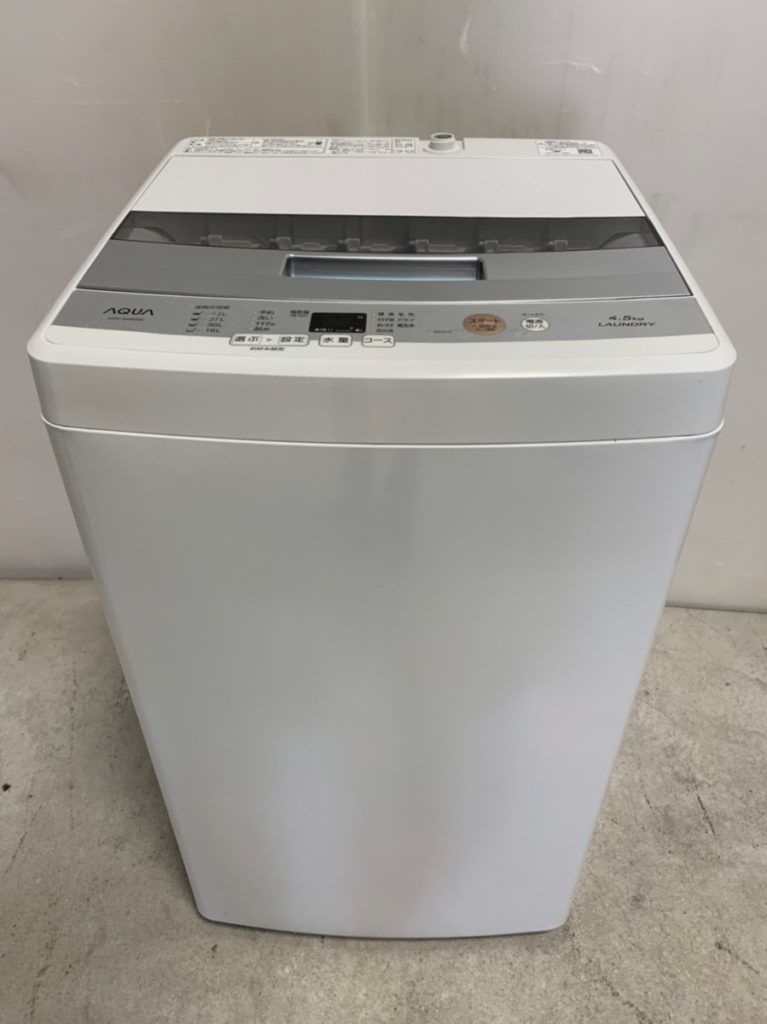 アクア 全自動洗濯機 AQW-KS6N(W) ホワイト 洗濯容量：6.0kg - 生活家電